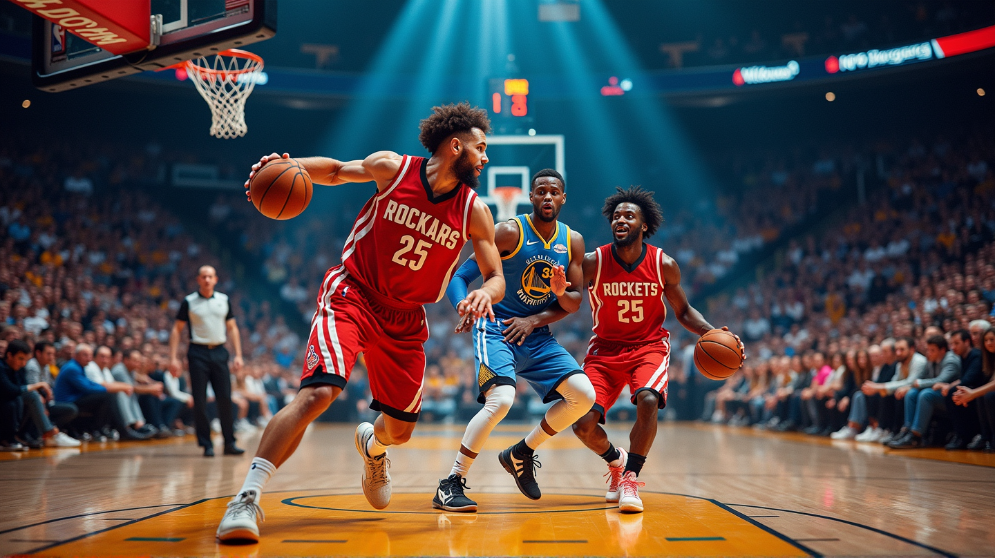 ウォリアーズ対ロケッツのNBAプレイオフバトルをライブでストリーム！