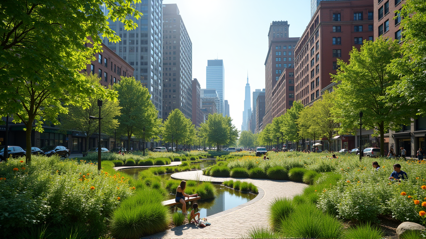 アダムス市長、NYCでグリーンルネッサンスを先導 - 空き地を活気ある公園に変革