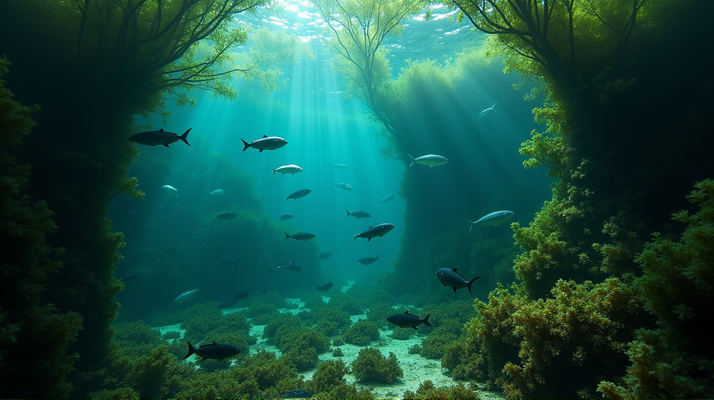 海藻シェルター：サケ養殖の親友を強くする秘策
