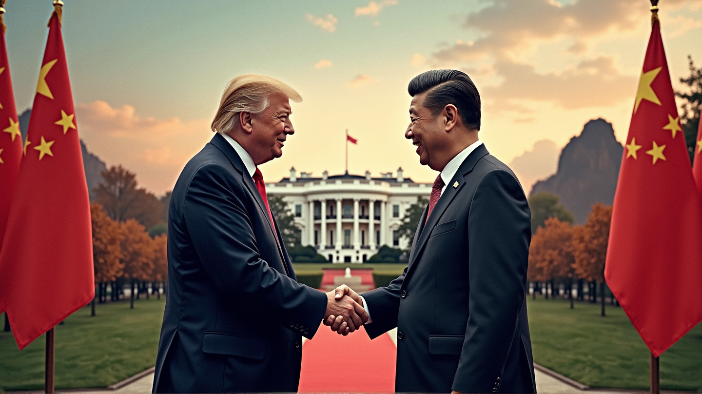 トランプ氏、世界情勢の緊張の中で中国との野心的な外交交換を発表