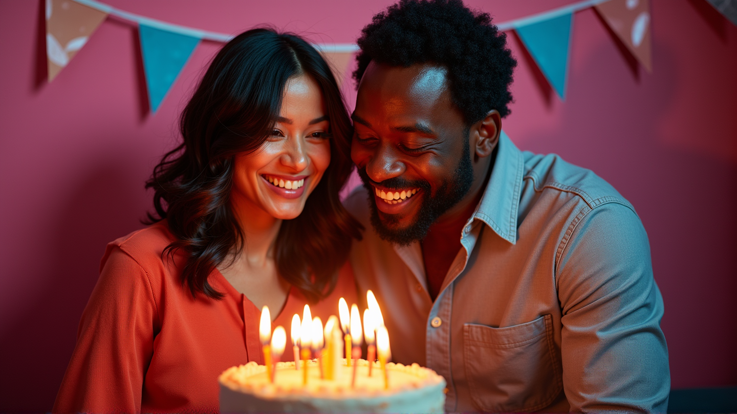 ジェンマ・チャンとドン・チードル、誕生日のお祝いで輝く