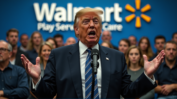 トランプの大胆な挑戦状をウォルマートに: 「関税を吸収せよ！」経済の綱引き