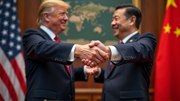 中国の貿易協定は「握手」、トランプと習の最終承認待ち