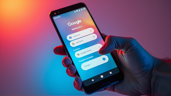 Googleの新しい顔：マテリアル3エクスプレッシブデザインがアカウントに適用