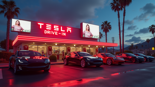 テスラ・ハリウッド・ダイナー: 革新的なドライブイン体験