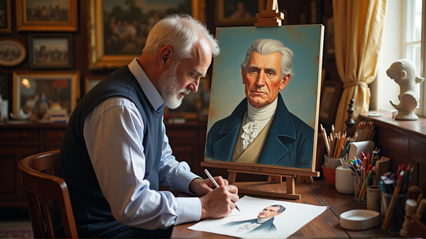 アートな大統領たちを開放しよう: たった4つのステップで描く方法！