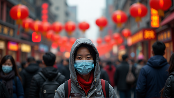 中国の警戒: 国民の祝日におけるCOVID-19と呼吸器疾患のリスク