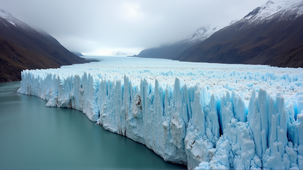 チリの氷河の変遷: 1987年から2024年までの際立った対比