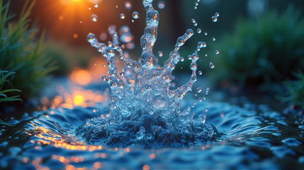 分子の隠された世界: 水滴を形作る小さな動き