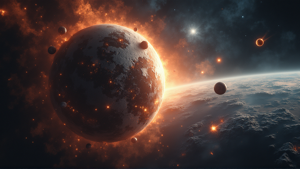 月の創造の背後にある惑星：宇宙的な啓示