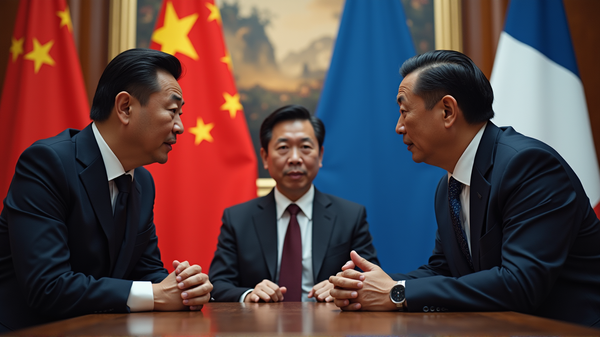 中国、フランスの支持を求める-日本との緊張の中で