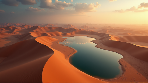 地球の秘めたる交響曲を解き明かす：鳴き砂と神秘的な砂漠の湖